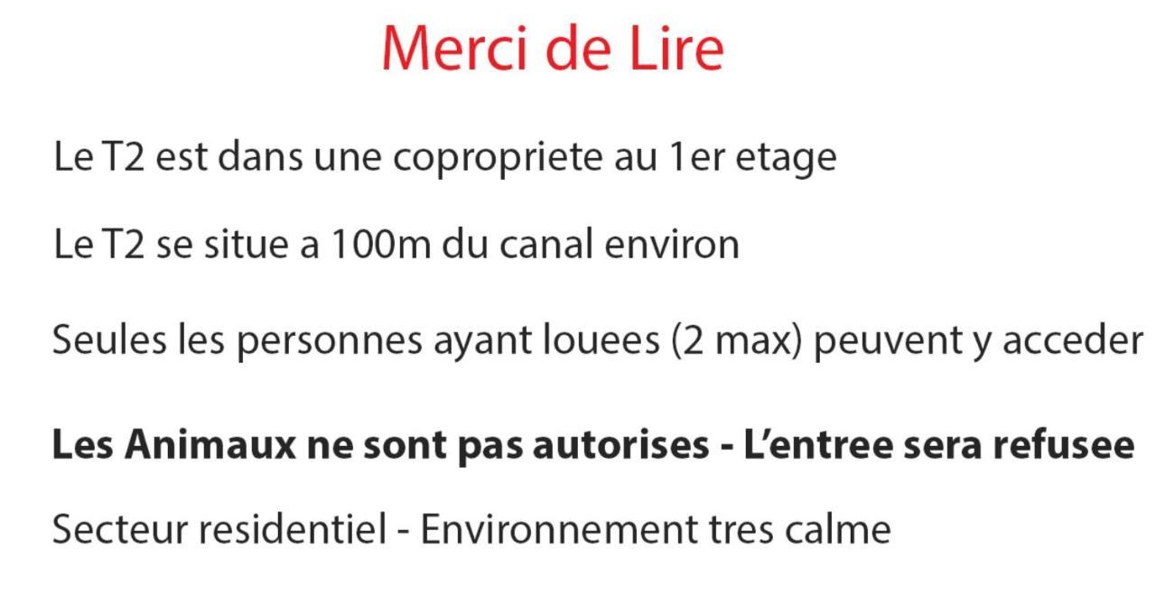T1 Bis Tres Proche Centre Et Canal Narbonne Eksteriør billede